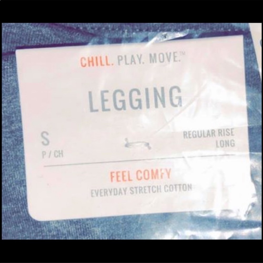 Aerie chill leggings Small charcoal - Picture 2 of 4
